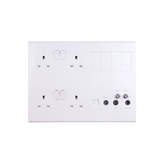 2 POLE 4G MEDIA PLATE