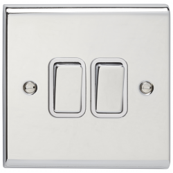 10A 2G 2W PLATE SWITCH