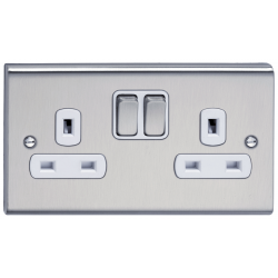 13A 2G DP SWITCHED SOCKET
