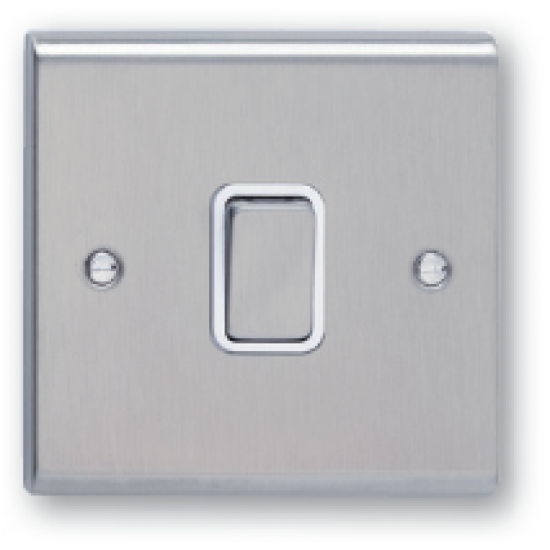 20A DP SWITCH BRUSHED CHROME