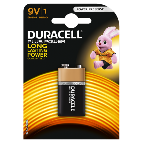9V CELL ALKALINE BATTERY