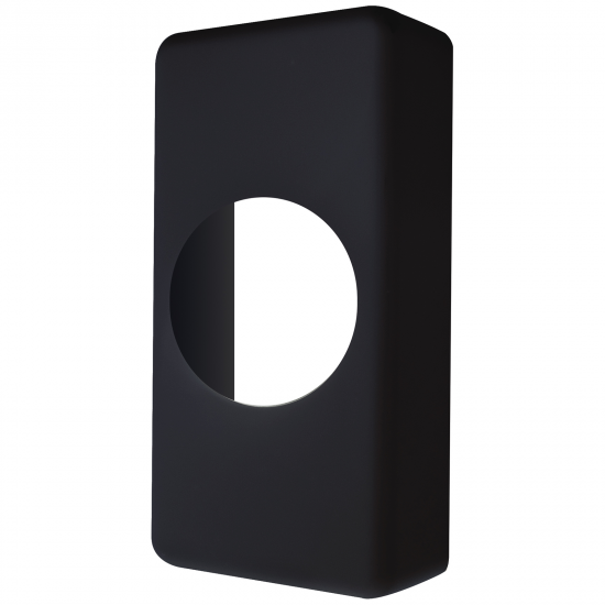 WHITE/BLK BELL PUSH