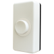WHITE/BLK BELL PUSH