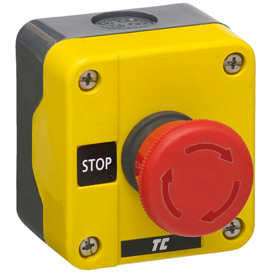 EMERGENCY STOP TWIST RELEASE