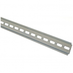 SLOTTED DIN RAIL 1M