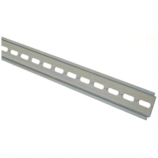 SLOTTED DIN RAIL 35X7.5MM 2M