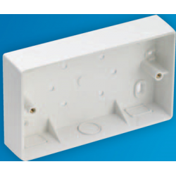 TWIN 32MM SURFACE BOX