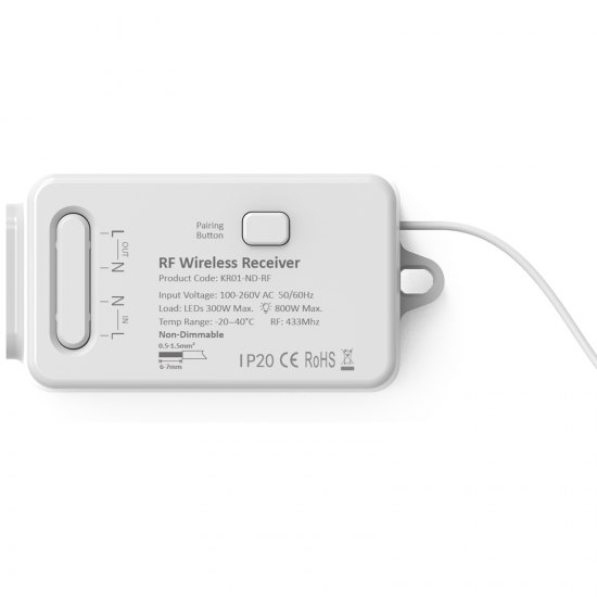 1G KINETIC SWITCH + DIM RECEIVER