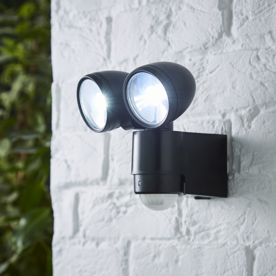 SIROCCO LED TWIN SPOT BLK