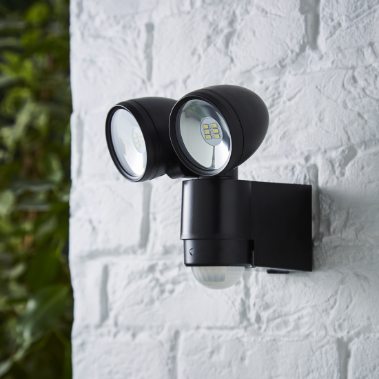 SIROCCO LED TWIN SPOT BLK