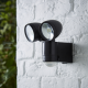 SIROCCO LED TWIN SPOT BLK