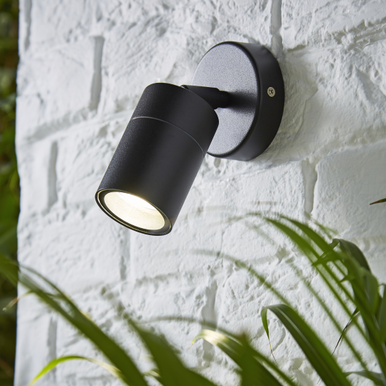 ADJUSTABLE WALL LIGHT BLK