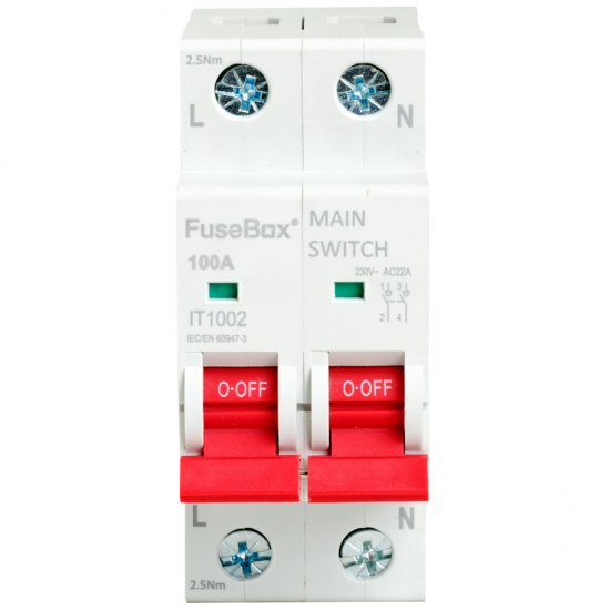 100A DP MAIN SWITCH
