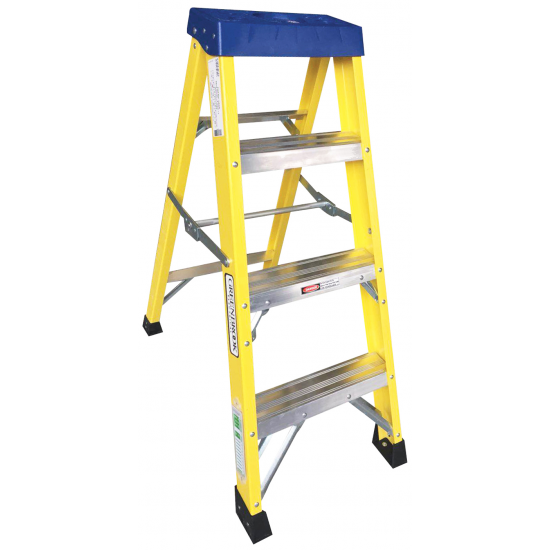 3 STEP FIBRE GLASS LADDER