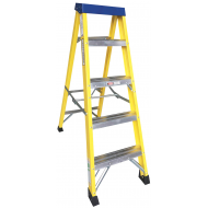 4 STEP FIBRE GLASS LADDER