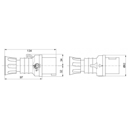 16A 415V 4P PLUG