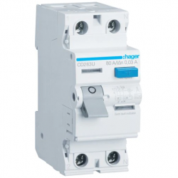 RCCB 2P 80A 30MA TYPE A