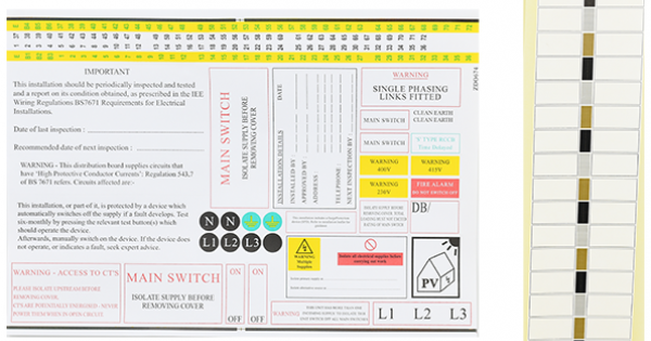 FUSE BOARD LABEL PACK