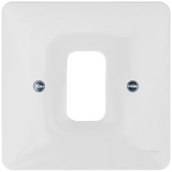1G WHITE MOULDED PLATE