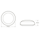 8W LED ROUND BULKHEAD