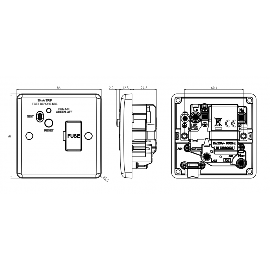RCD PVC SPUR