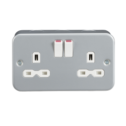 METAL CLAD TWIN SOCKET