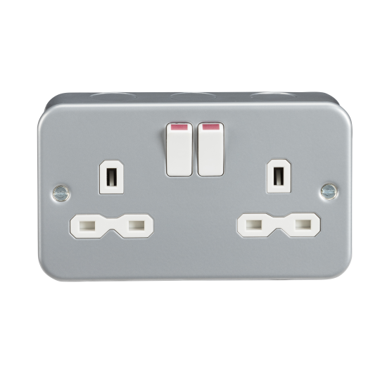 METAL CLAD TWIN SOCKET