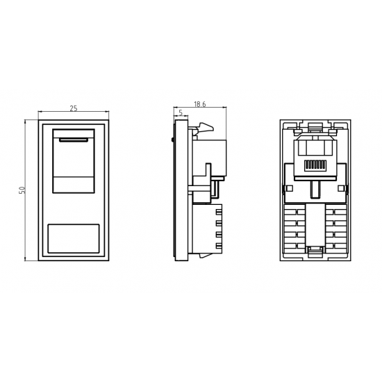 RJ45 CAT6 MODULE
