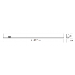 4W LED STRIPLIGHT 277MM