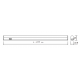 4W LED STRIPLIGHT 277MM