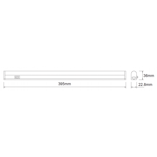 7W LED STRIPLIGHT 395MM