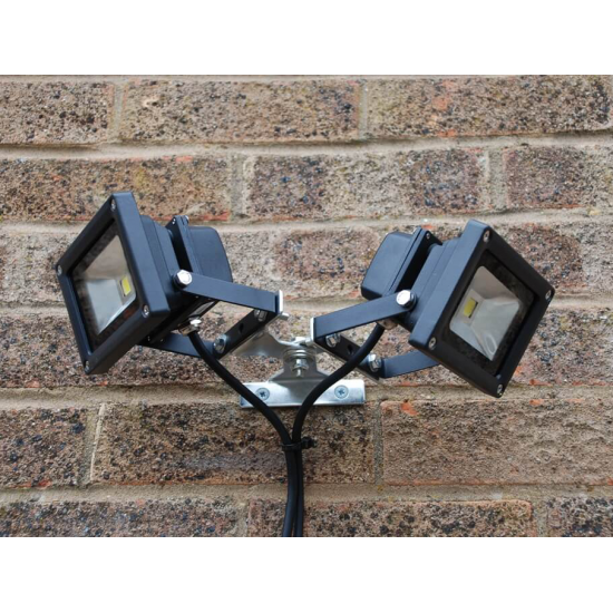 TWIN SWIVEL FLOODLIGHT BRACKET