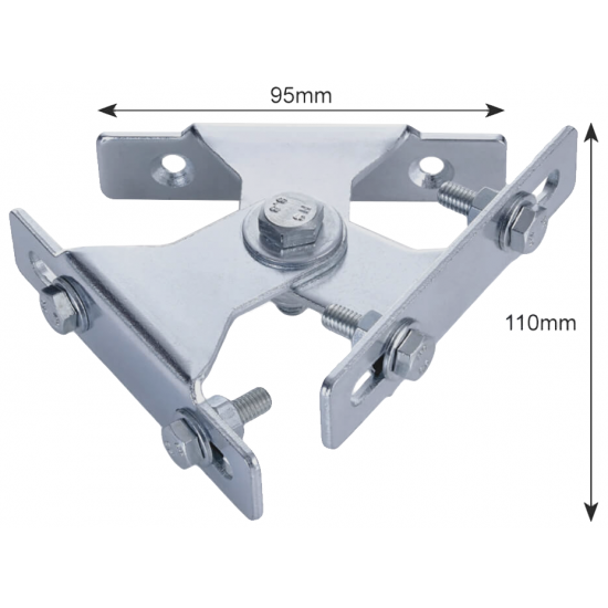 TWIN SWIVEL FLOODLIGHT BRACKET