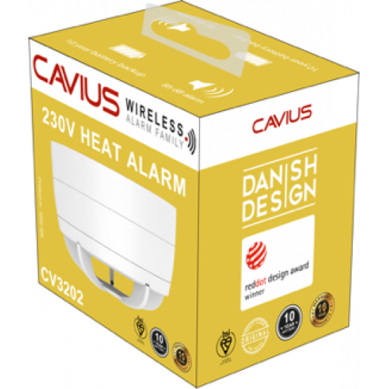HEAT ALARM 10YR RF