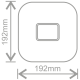 12W LED COOLWHITE LAMP