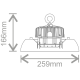 100W LED HIGH BAY