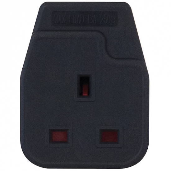 1G TRAILING SOCKET BLK