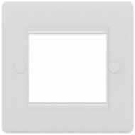 1G 2 MODULE FACE PLATE