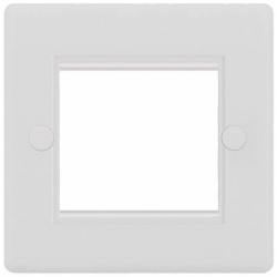 1G 2 MODULE FACE PLATE