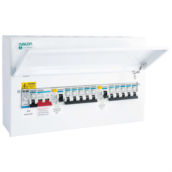 5+5 SPLIT LOAD C/W 10MCBS & SPD