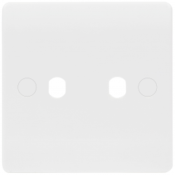 2G DIMMER PLATE C/W KNOB