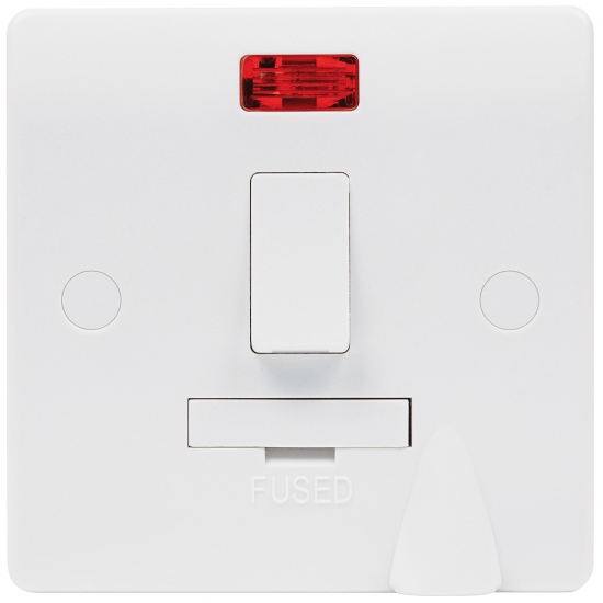 13A SWITCH FUSE SPUR FLEX OUTLET NEON