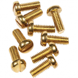M4X25 BRASS PAN HEAD SCREW