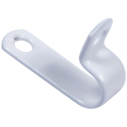 7MM PYRO CABLE CLIP LSF WHITE