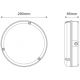 PACIFIC 15W LED BULKHEAD EMERGENCY