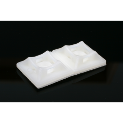 19X19 CABLE TIE BASE WHITE