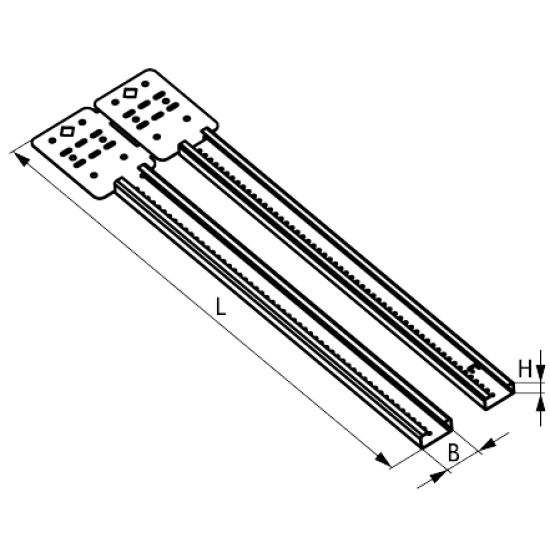 16-24 INCH TELESCOPIC BRACKET