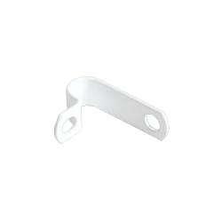8MM PYRO CABLE CLIP LSF WHITE