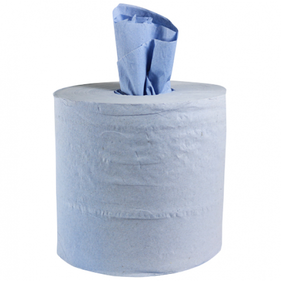 (400511) BLUE CENTREFEED ROLL 2PLY