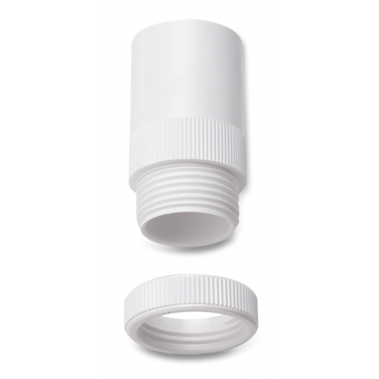20MM MALE ADAPTORS WHITE